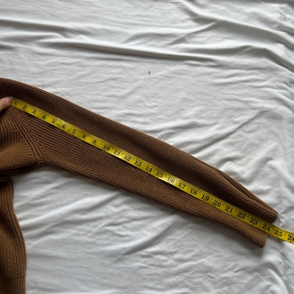 H&M Men’s Cardigan Size Small Beige Tan Brown Button Up Knitted Fall Neutral - Picture 9 of 9